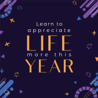 Appreciation New Year Instagram Post Design