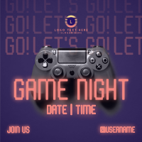 Game Night Console Instagram Post