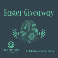 Floral Egg Giveaway Instagram Post