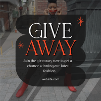 Fashion Giveaway Instagram Post Design