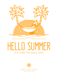 Hot Summer Greeting Flyer