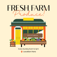 Fresh Farm Produce Instagram Post