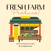 Fresh Farm Produce Instagram Post Image Preview