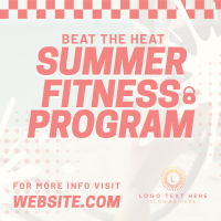 Summer Fitness Training Instagram Post Design
