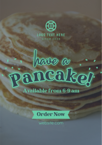 Have a Pancake Poster Design