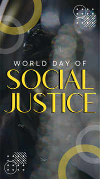 Social Justice Day Facebook Story