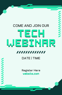 Digital Cyber Business Invitation