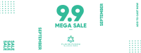 Mega Sale 9.9 Facebook Cover