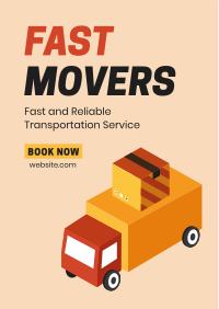 Fast Movers Service Flyer