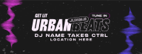 Urban Beats DJ Facebook Cover Image Preview