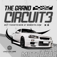 Grand Circuit Instagram Post Design