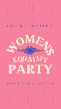 Women's Equality Celebration Facebook Story