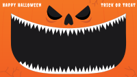 Halloween Party Zoom Background example 2