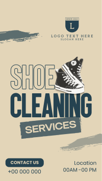 Shoe Cleaning Services TikTok Video Design