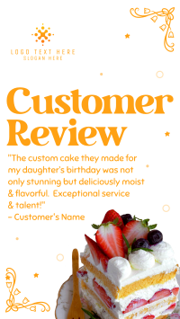 Birthday Cake Review Instagram Reel Image Preview