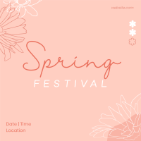 Spring Festival Instagram Post