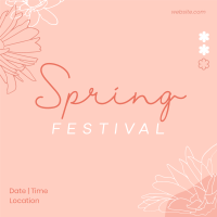 Spring Festival Instagram Post Image Preview