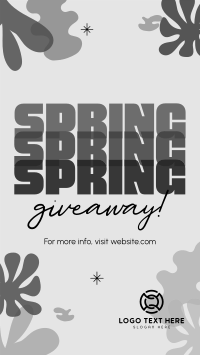 Spring Giveaway Facebook Story