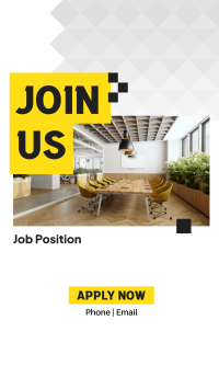 Office Job Hiring YouTube Short Design