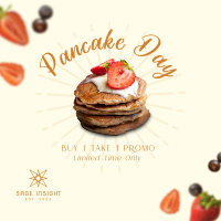 Pancakes & Berries Instagram Post