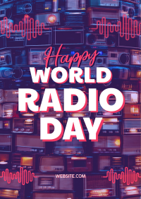 Celebrate World Radio Day Flyer