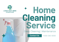 House Cleaning Experts Postcard Design