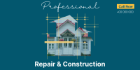 Repair and Construction Twitter Post