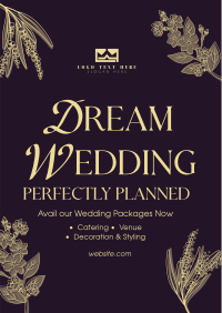 Dream Wedding Planner Flyer