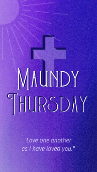 Holy Week Maundy Thursday TikTok Video