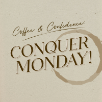Coffee Motivation Instagram Post Design