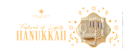 Celebrate Hanukkah Family Facebook Cover Design