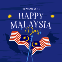 Malaysia Independence Instagram Post Design