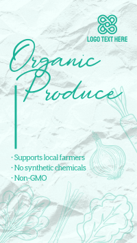 Organic Produce Instagram Story