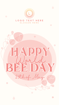 Happy World Bee Instagram Reel Image Preview