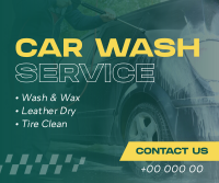 Professional Car Wash Service Facebook Post