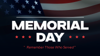 Honoring Those Who Served Video