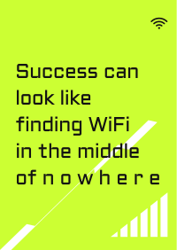 WIFI Motivational Quote Flyer