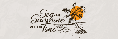 Sea and Sunshine Twitter Header Image Preview