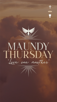 Holy Thursday Message Instagram Reel Image Preview