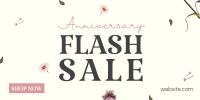 Anniversary Flash Sale Twitter Post