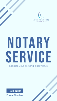 Online Notary Service Instagram Story