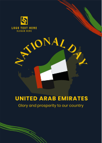 National UAE Flag Flyer Image Preview