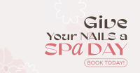 Nail Spa Day Facebook Ad