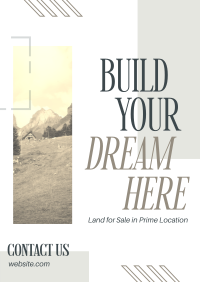 Build Dream Sale Flyer