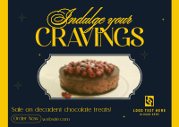 Chocolate Craving Sale Postcard