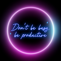 Be Productive Instagram Post