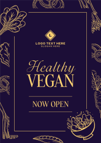 Vegan Restaurant Poster