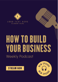 Building Business Podcast Flyer