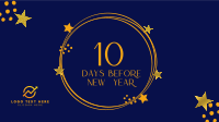 Starry New Year Countdown Facebook Event Cover