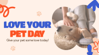 Pet Loving Day Animation
